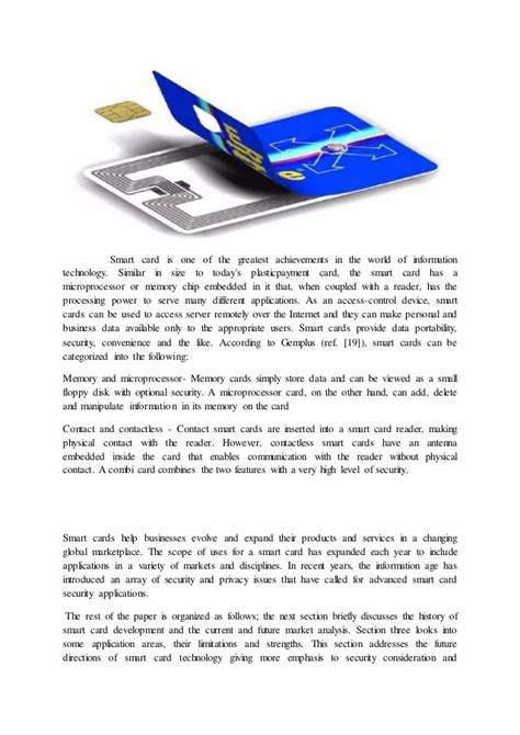 smart card abstract|Smart Cord Security System .